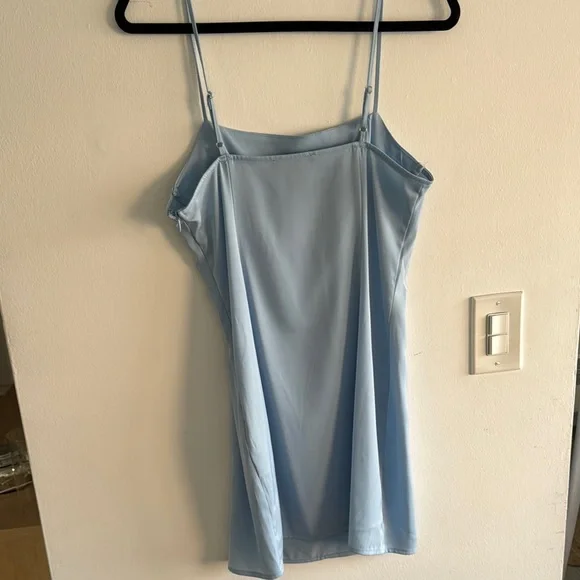 Light Blue Slip Dress - Picture 3 of 3